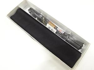 未使用品　正絹　喪服用　手組帯締め・帯揚げセット